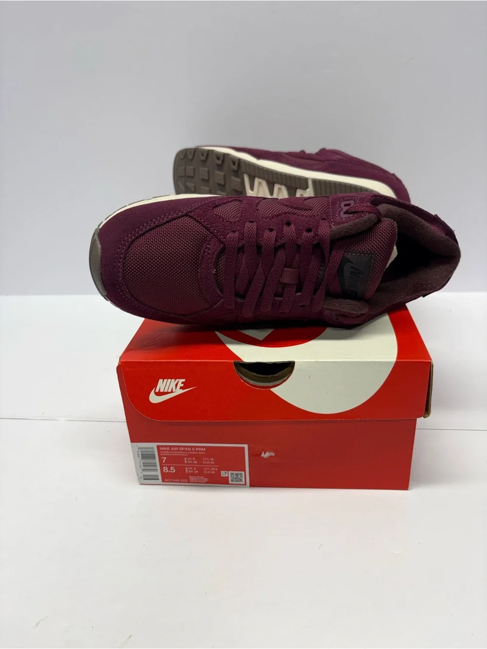 Nike Women's Air Span II Sneakers - Deep Wine